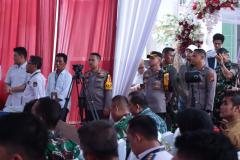 Libatkan 290 Personil Gabungan, Giat Pengamanan Pengundian Nomor Urut Calon Berjalan Aman dan Lancar